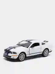Белый металлическая машинка 2007 Shelby GT500 KT5310D