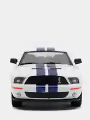 Белый металлическая машинка 2007 Shelby GT500 KT5310D