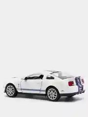 Белый металлическая машинка 2007 Shelby GT500 KT5310D