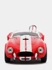 Красный металлическая машинка 1965 Shelby Cobra 427 S/C KT5322D