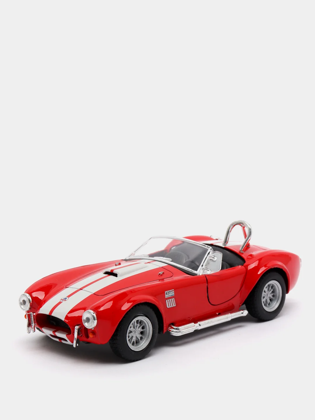 Красный металлическая машинка 1965 Shelby Cobra 427 S/C KT5322D
