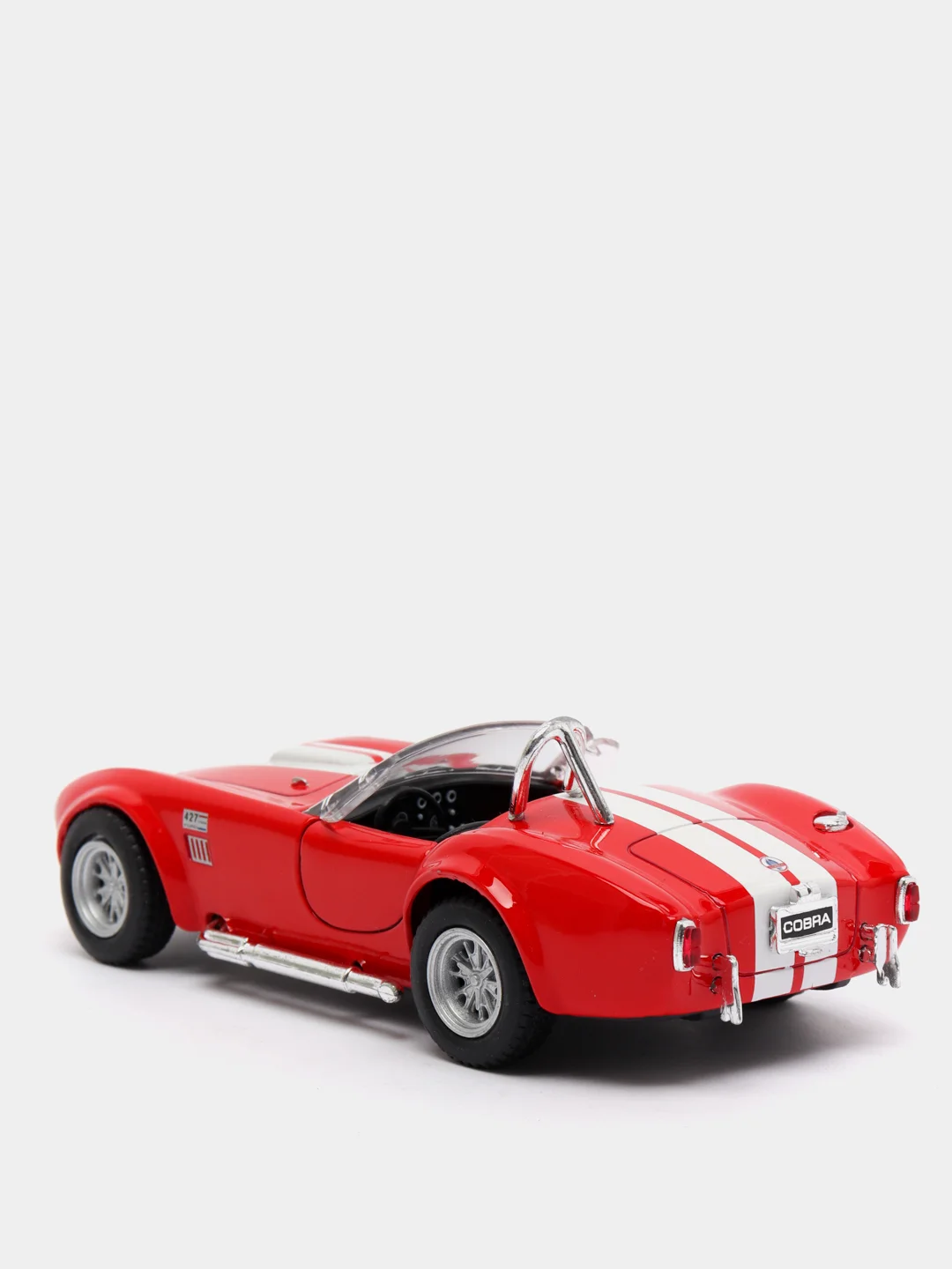 Красный металлическая машинка 1965 Shelby Cobra 427 S/C KT5322D