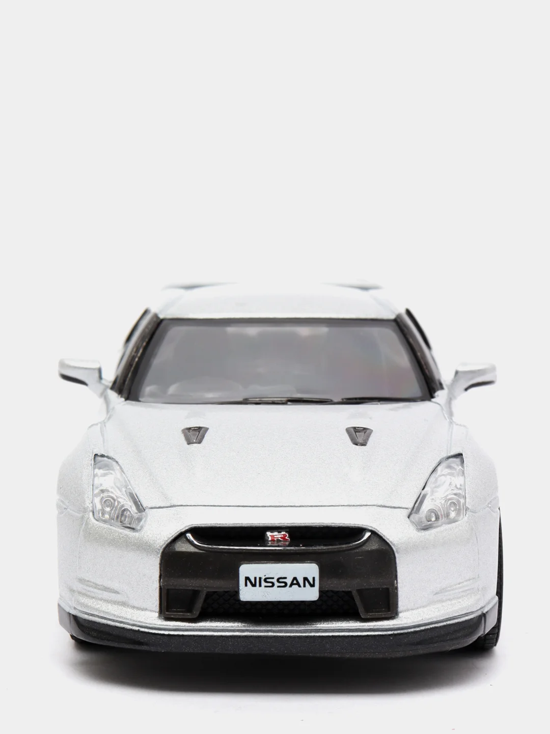 Серебряный металлическая машинка 2009 Nissan GT-R R35 KT5340D