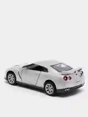 Серебряный металлическая машинка 2009 Nissan GT-R R35 KT5340D