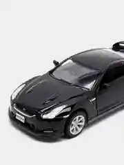 Черный металлическая машинка 2009 Nissan GT-R R35 KT5340D