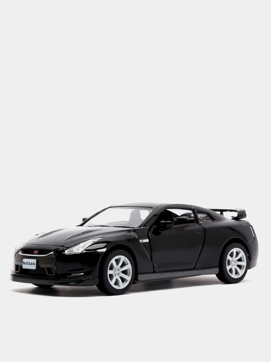 Черный металлическая машинка 2009 Nissan GT-R R35 KT5340D