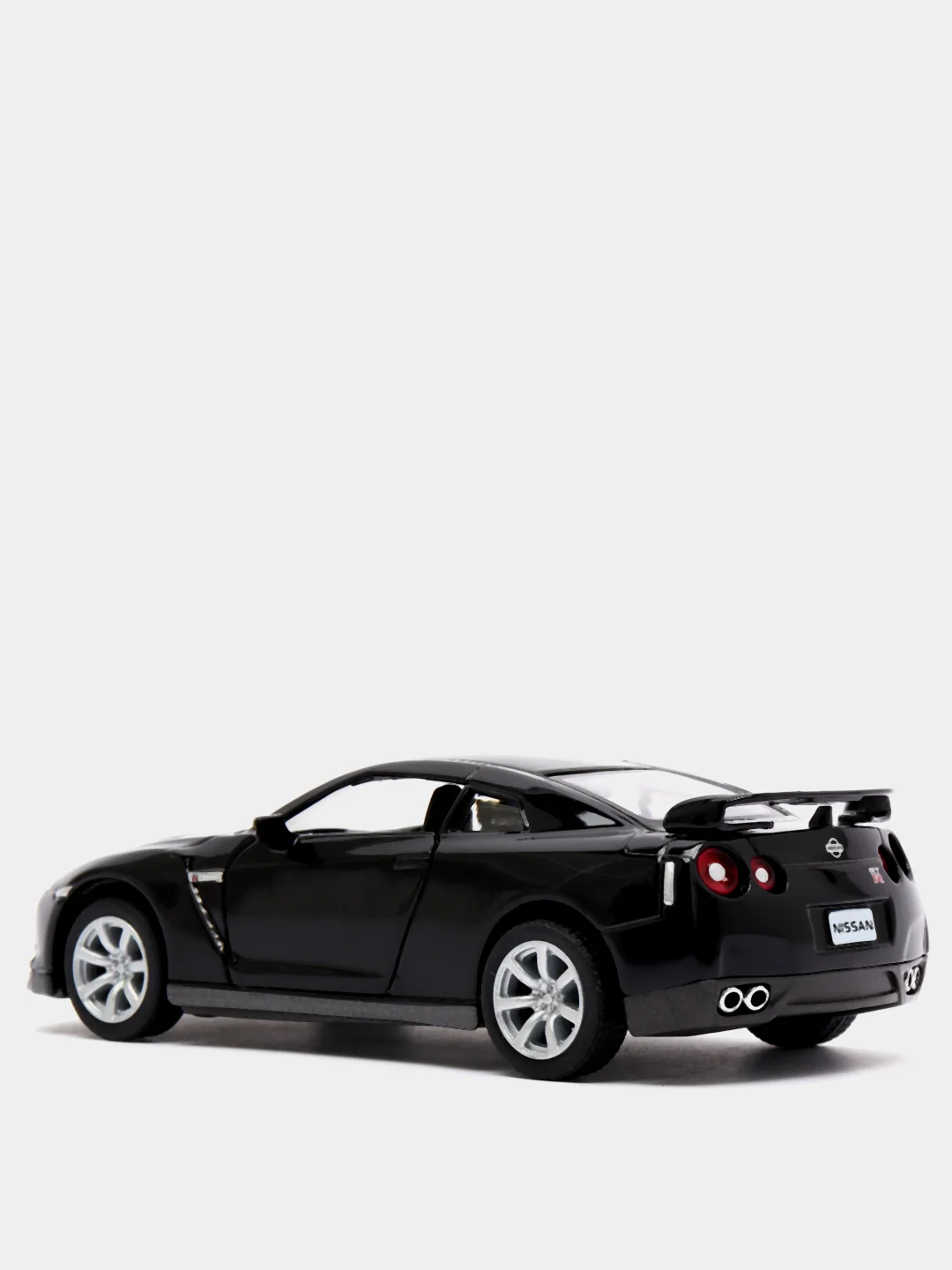 Черный металлическая машинка 2009 Nissan GT-R R35 KT5340D
