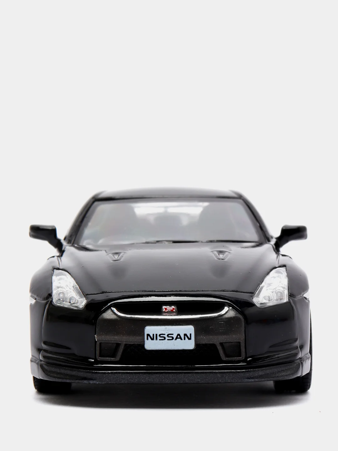 Черный металлическая машинка 2009 Nissan GT-R R35 KT5340D