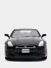 Черный металлическая машинка 2009 Nissan GT-R R35 KT5340D