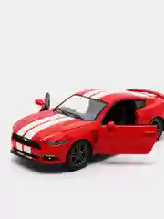 Багровый металлическая машинка 2015 Ford Mustang GT KT5386DF
