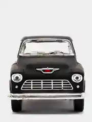 Черный металлическая машинка 1955 Chevy Stepside Pick-up (Матовая) KT5330DM