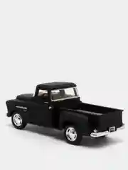 Черный металлическая машинка 1955 Chevy Stepside Pick-up (Матовая) KT5330DM