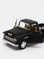 Черный металлическая машинка 1955 Chevy Stepside Pick-up (Матовая) KT5330DM