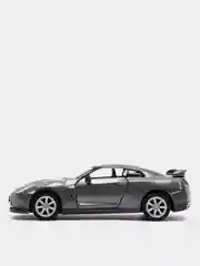 Серый металлическая машинка 2009 Nissan GT-R R35 KT5340D
