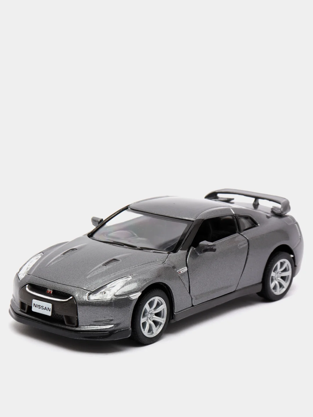 Серый металлическая машинка 2009 Nissan GT-R R35 KT5340D