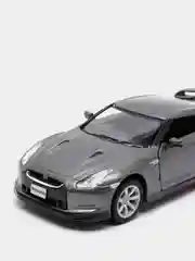 Серый металлическая машинка 2009 Nissan GT-R R35 KT5340D