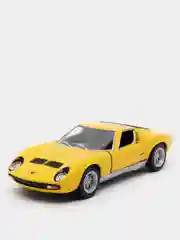 Желтый 1971 Lamborghini Miura P400 SV KINSMART KT5390D