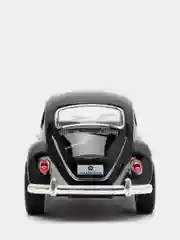 Черный 1967 Volkswagen Classical Beetle (окрашенные двери) KINSMART KT5373D