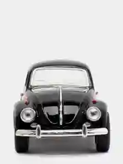 Черный 1967 Volkswagen Classical Beetle (окрашенные двери) KINSMART KT5373D