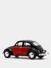Черный 1967 Volkswagen Classical Beetle (окрашенные двери) KINSMART KT5373D