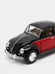 Черный 1967 Volkswagen Classical Beetle (окрашенные двери) KINSMART KT5373D