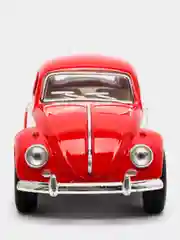 Красный 1967 Volkswagen Classical Beetle (окрашенные двери) KINSMART KT5373D