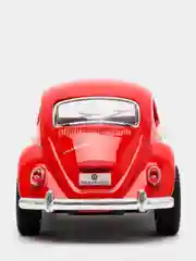 Красный 1967 Volkswagen Classical Beetle (окрашенные двери) KINSMART KT5373D