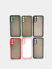 Чехол для Samsung Galaxy S21 FE матовый пластиковый