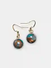 Серьги Шарики из камня