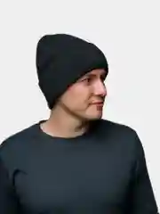 Угольный шапка мужская утепленная флисом увеличенного размера