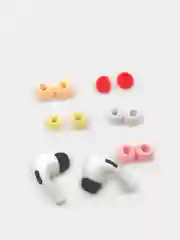 Белый амбушюры для Airpods Pro, размер M, силиконовые
