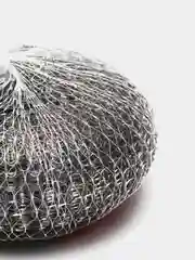 Губка для мытья посуды Luscan металлическая, 110х110х40 мм, 1 штука