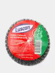 Губка для мытья посуды Luscan металлическая, 110х110х40 мм, 1 штука