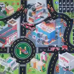 Голубой коврик игровой, детский, 80 х 70 см