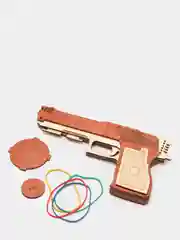 Пистолет резинкострел, игрушечное оружие, сборная модель