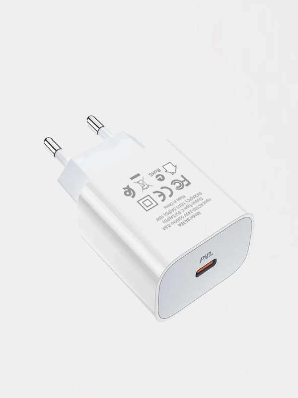 Зарядка для iPhone 14 / 15 / 16 (блок 20W Type-C / адаптер PD USB-C)