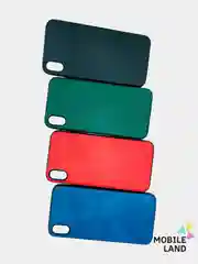 Зеленый чехол IPhone 11 / 11ProMax / 12 / 12ProMax / X / XS / XS Max силиконовый, имитация кожи