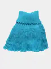 Бирюзовый манишка детская зимняя