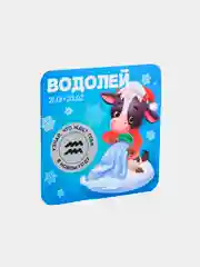 Магнит на холодильник для подарка на Новый год, 8*8 см