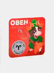 Магнит на холодильник для подарка на Новый год, 8*8 см