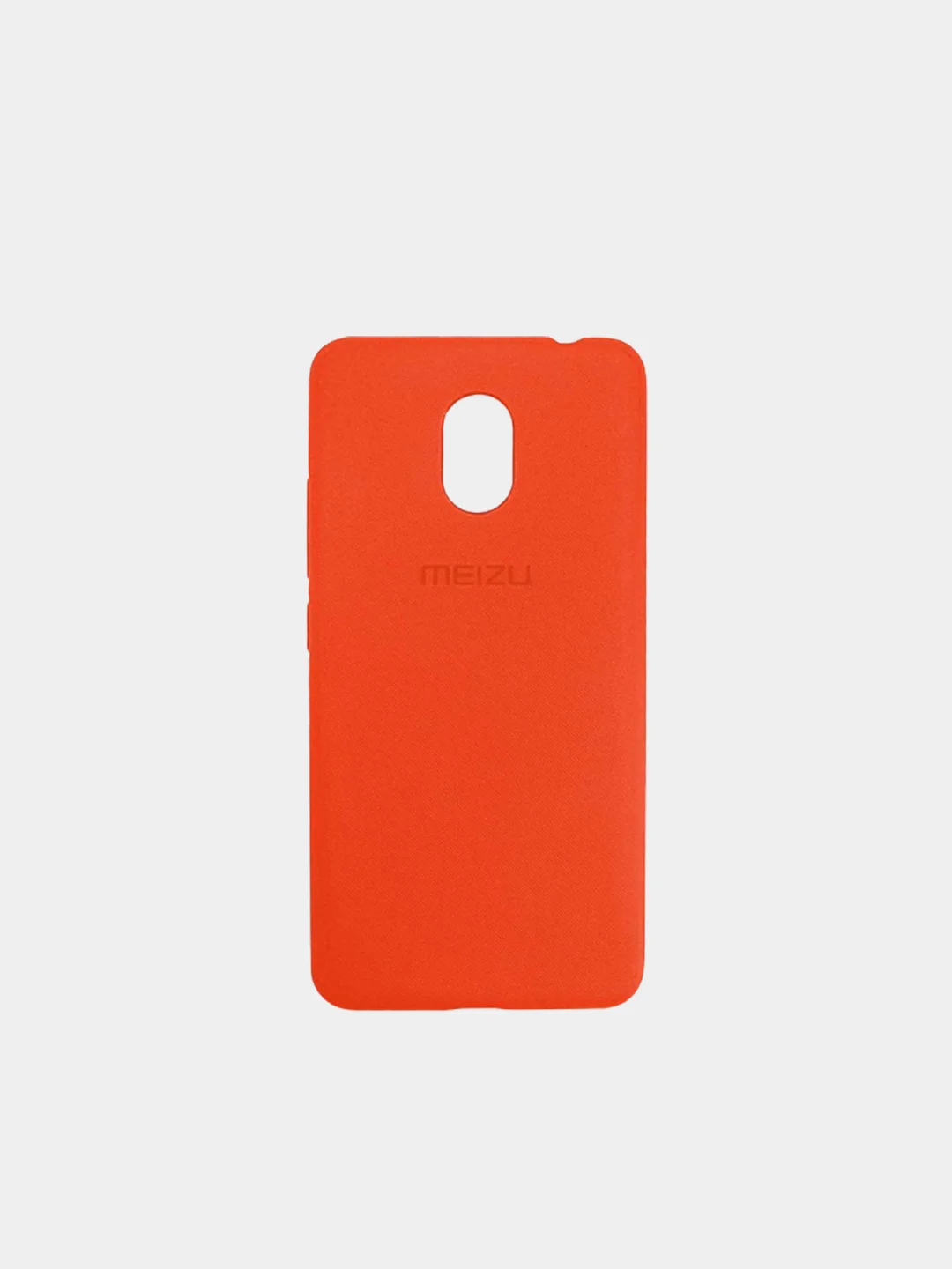 Оранжевый чехол накладка для Meizu M5c