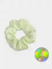 Зеленый светящаяся (led) резинка для волос светодиодная