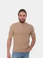 Бежевый футболка мужская