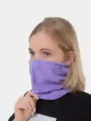 Лавандовый балаклава флисовая, снуд шарф флисовый, бафф