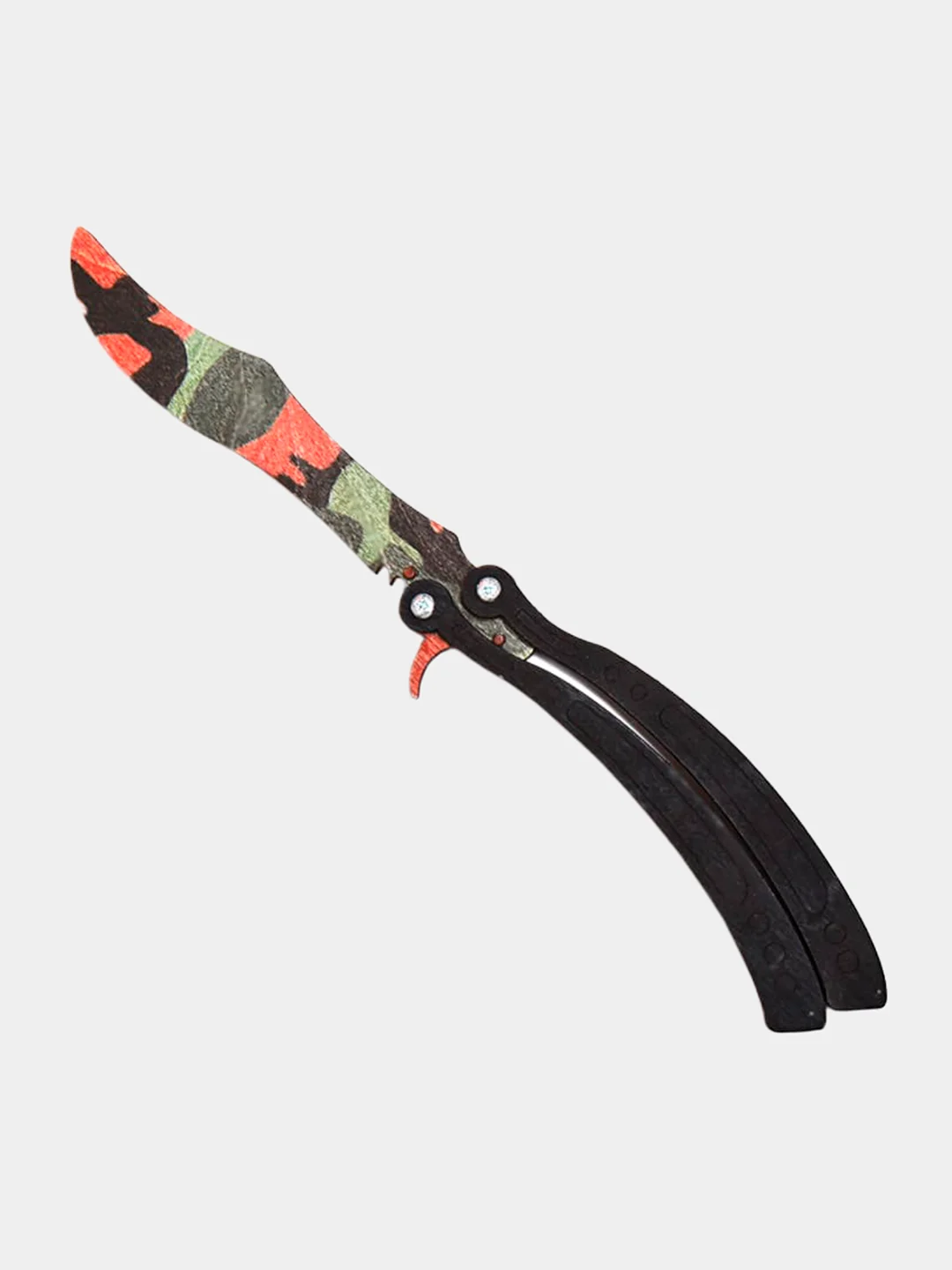 Нож-бабочка CS GO (КС ГО), деревянный, цветной