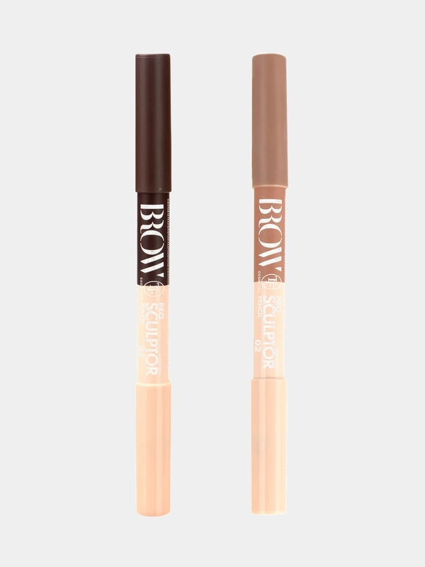 Средство для контуринга бровей: хайлайтер + карандаш TRIUMPH BROW PRO SCULPTOR PENCIL