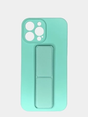 Чехол iPhone 13 (6.1), 13 Pro Max (6.7) силиконовый под кожу с подставкой