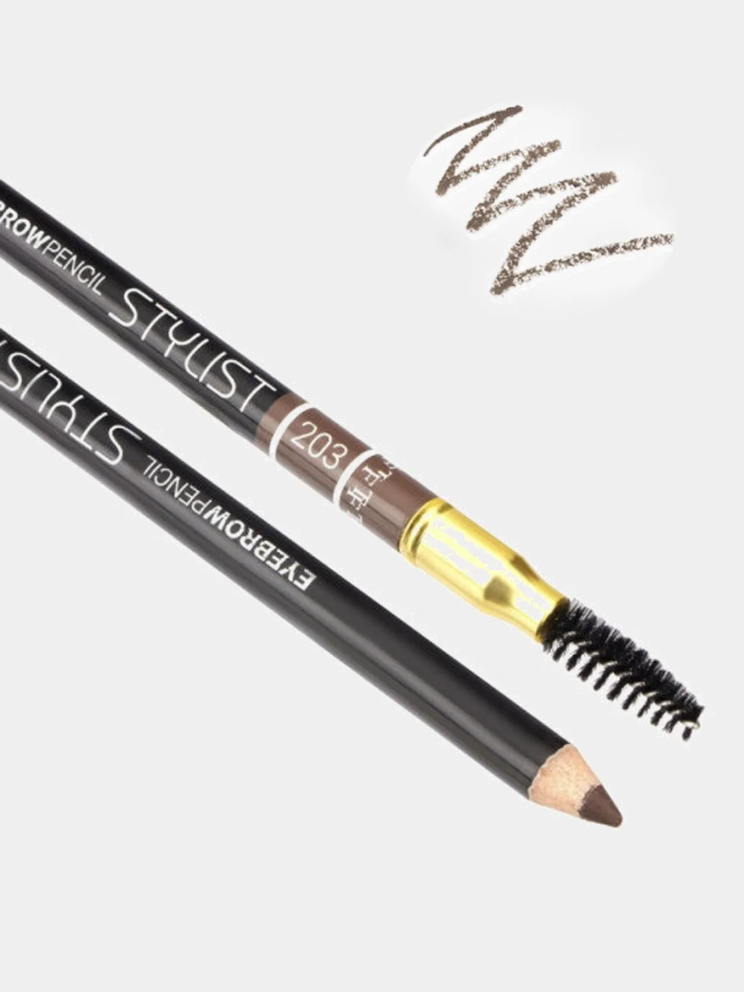 Карандаш для бровей со щеточкой EYEBROW PENCIL STYLIST