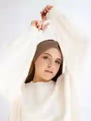 Хаки легкая повязка на голову из хлопка (ширина 7 см.)