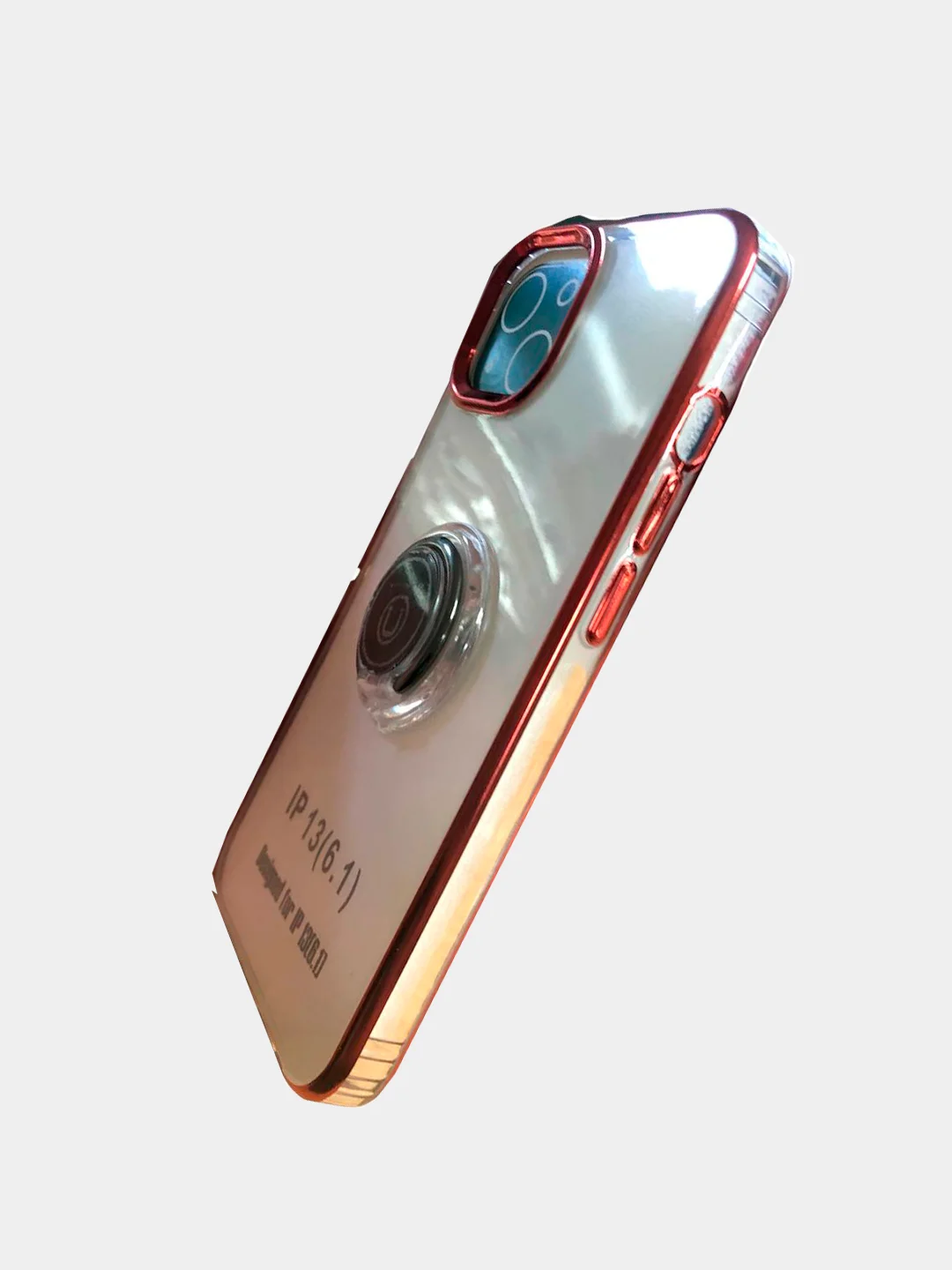Бордовый чехол с кольцом Iphone 13, 13Pro, 13Pro Max